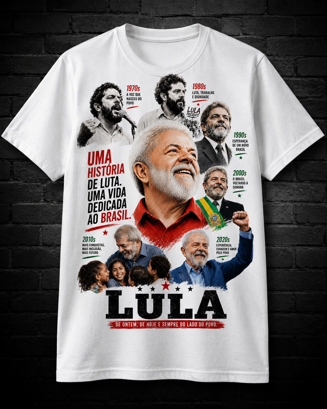 Camiseta Uma História de Luta